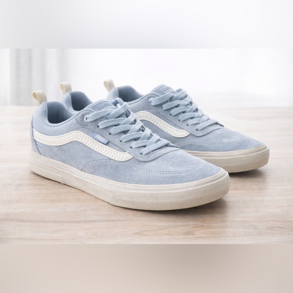 Vans Shoes - Vans Old Skool Kyle Walker Pro Baby Blue Suede Sneakers Men’s 7 / Women’s 8.5